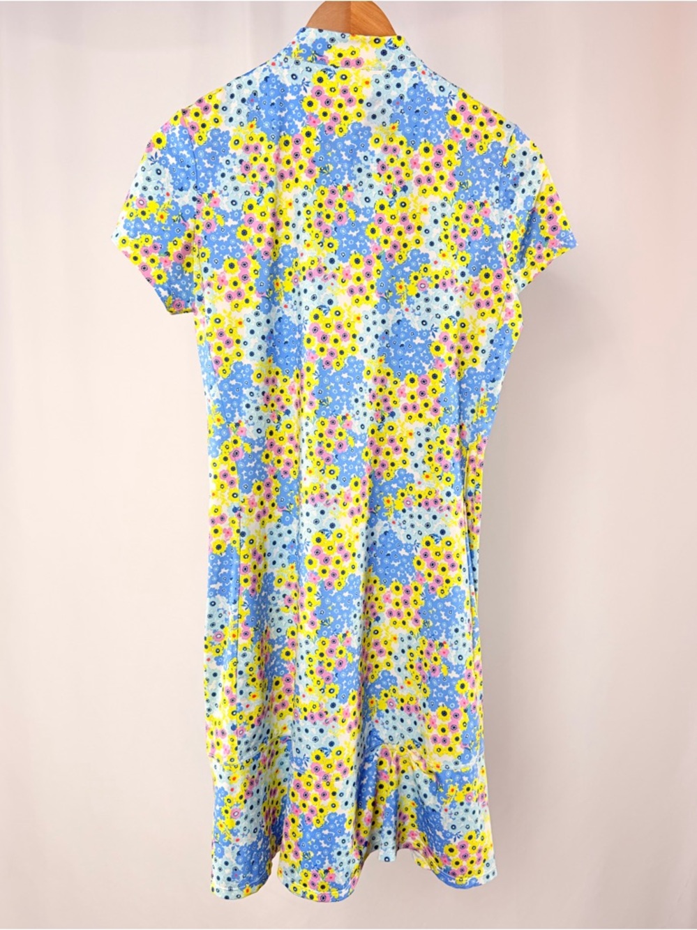 Tail Short Sleeve Floral Pullover Athletic Dress in Multi Size XS - Picture 4 of 5